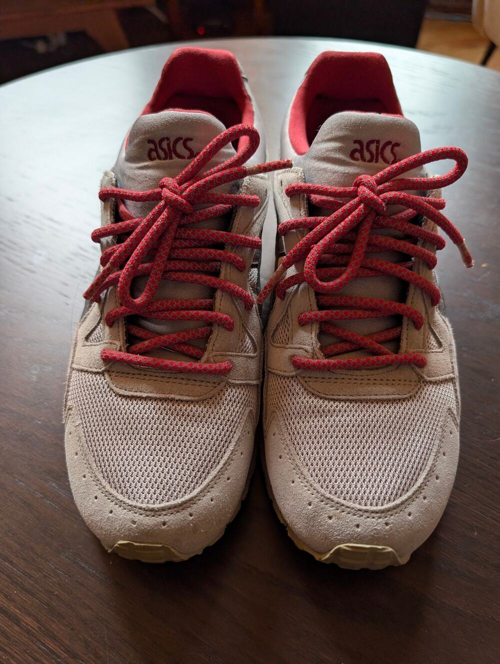ASICS Gel-Lyte V "Dexter / Blood Spatter" (Light Grey) - Men's Size 8.5